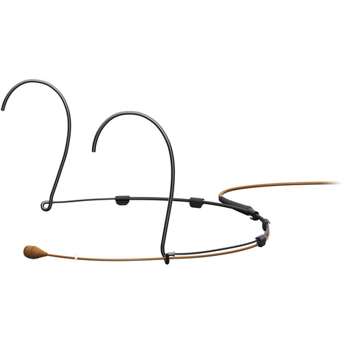 DPA Microphones 4066 CORE+ Omnidirectional Headset Microphone with MicroLock Connector (Medium Brown)
