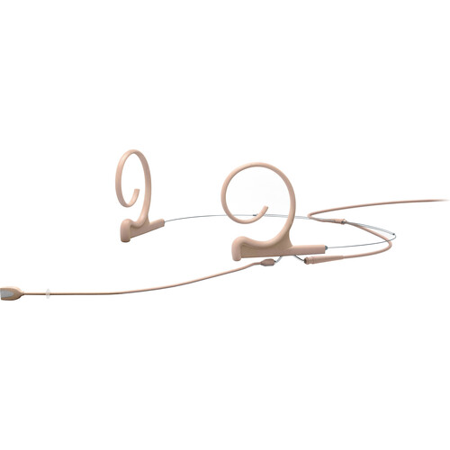 DPA Microphones 4166 CORE+ Slim Omnidirectional Flex Headset Microphone with 90mm Boom and MicroLock Connector (Beige)