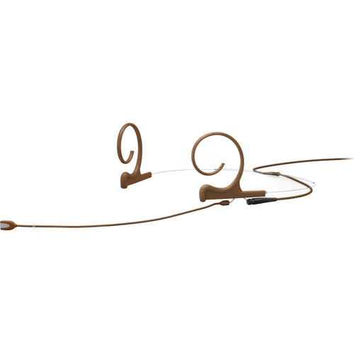 DPA Microphones d:fine Core 4188 Slim Directional Flex Headset Mic with 120mm Boom and MicroDot Connector (Brown)