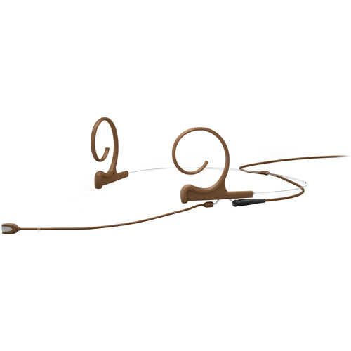 DPA Microphones 4188 CORE+ Cardioid Flex Headset Microphone with 100mm Boom and MicroLock Connector (Brown)