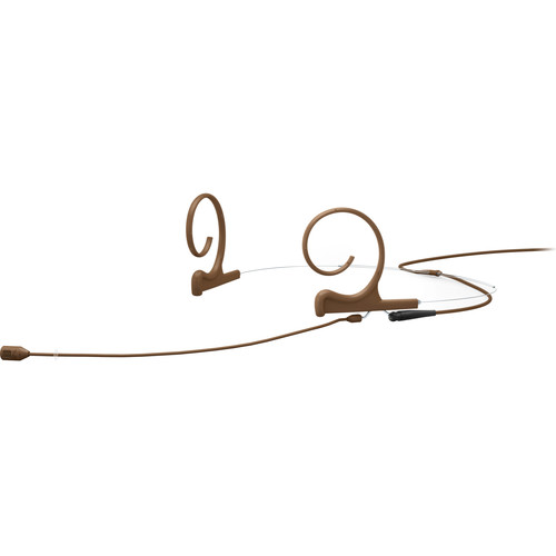 DPA Microphones Core 4288 Directional Flex Headset Mic 120mm Boom with TA4F (Brown)