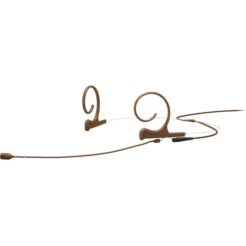 DPA Microphones 4288 CORE+ Cardioid Flex Headset Microphone with 120mm Boom and MicroLock Connector (Brown)