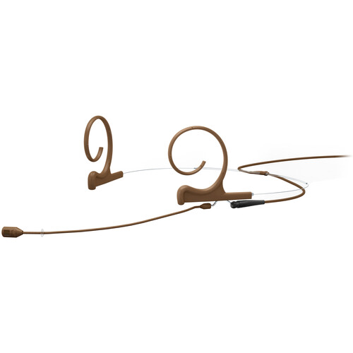 DPA Microphones 4288 CORE+ Cardioid Flex Headset Microphone with 100mm Boom and MicroLock Connector (Brown)