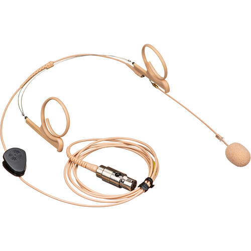 DPA Microphones 4288 CORE+ Cardioid Flex Headset Microphone with 100mm Boom and TA4F Adapter (Beige)