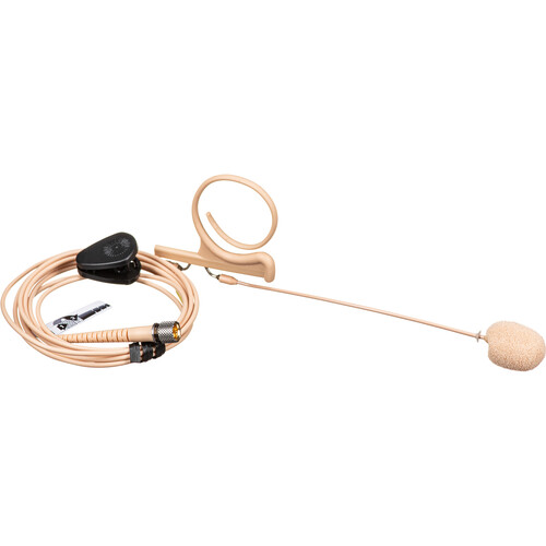 DPA Microphones 4288 CORE+ Cardioid Flex Earset Microphone with 100mm Boom and MicroLock Connector (Beige)