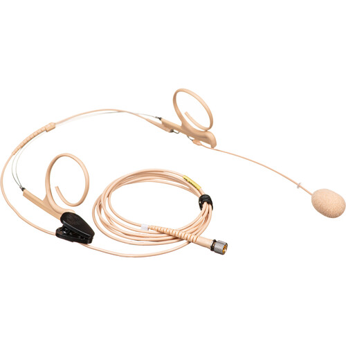 DPA Microphones 4288 CORE+ Cardioid Flex Headset Microphone with 100mm Boom and MicroLock Connector (Beige)
