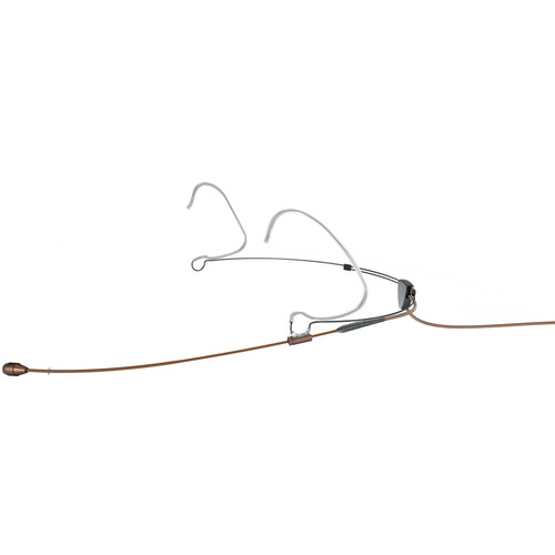 DPA Microphones 4466 CORE+ Omnidirectional Headset Microphone with Locking 3.5mm Adapter (Brown)