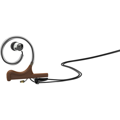 DPA Microphones d:fine Single-Ear Headset Mount with Single In-Ear Monitor and Monitor Cable (Brown)