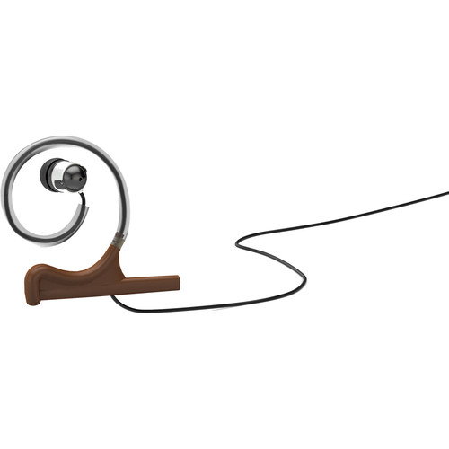 DPA Microphones d:fine Single-Ear Headset Mount with Single In-Ear Monitor and Monitor Cable (Brown)