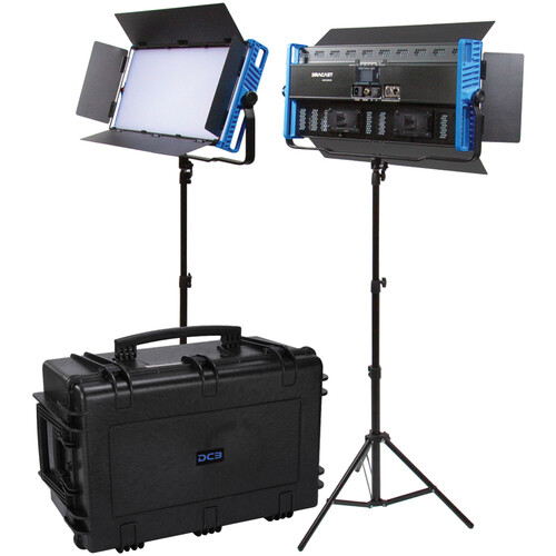 Dracast Kala Plus Series LED3000 Bi-Color LED Light Panel (2-Light Travel Kit)