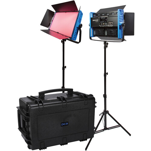 Dracast Kala Plus Series LED3000 RGBWW LED Panel 2-Light Kit