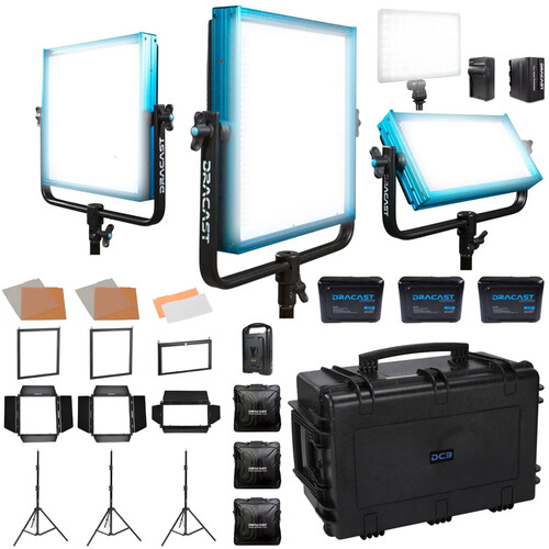 Dracast ENG Plus 4-Light Kit (Daylight)