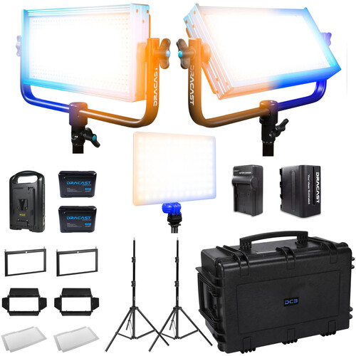 Dracast Interview Plus 3-Light Kit (Bi-Color)