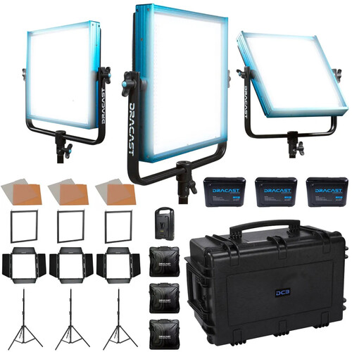 Dracast Studio Plus 3-Light Kit (Daylight)