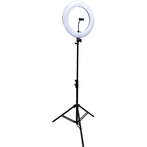 Dracast Halo Plus Series 180 Bi-Color LED Ring Light Kit with Stand (19