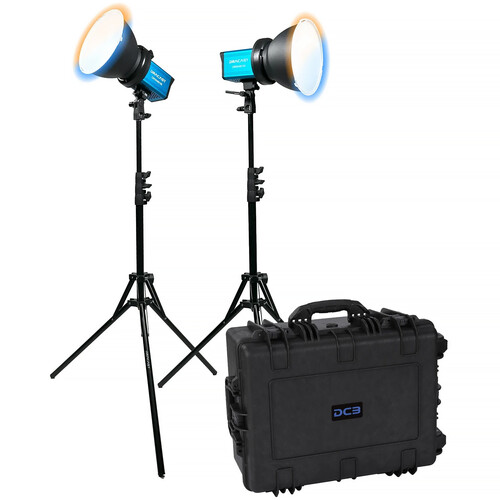 Dracast X Series M80B Bi-Color LED Monolight (V-Mount 2-Light Kit with Hard Case)