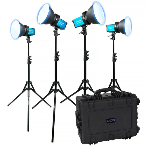 Dracast X Series M80D Daylight LED Monolight (V-Mount 4-Light Kit with Hard Case)