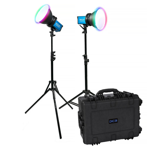 Dracast X Series M80RGB RGB LED Monolight (V-Mount 2-Light Kit with Hard Case)