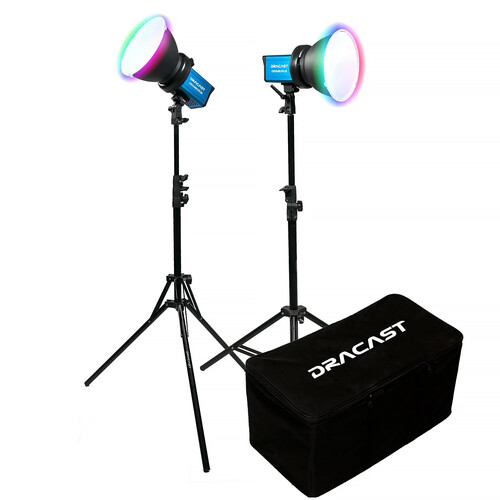 Dracast X Series M80RGB RGB LED Monolight (V-Mount 2-Light Kit with Nylon Case)