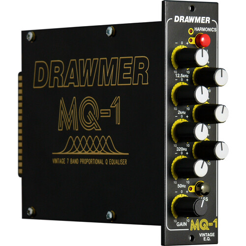 Drawmer MQ-1 Single-Channel Vintage 7-Band Equalizer for 500 Series