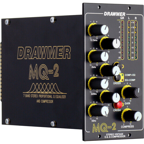 Drawmer MQ-2 Stereo Vintage Equalizer and Compressor for 500 Series