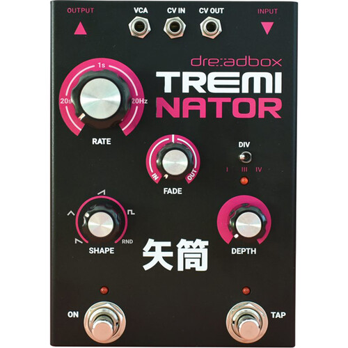 Dreadbox Treminator Warm OTA Multiwaveform LFO Amplitude-Modulation and Tremolo Pedal