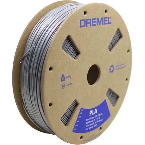 Dremel 3D 1.75mm PLA Filament (0.75 kg Gray)