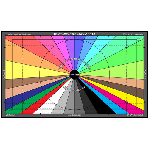 DSC Labs ChromaMatch Standard Test Chart (Handy 10 x 6