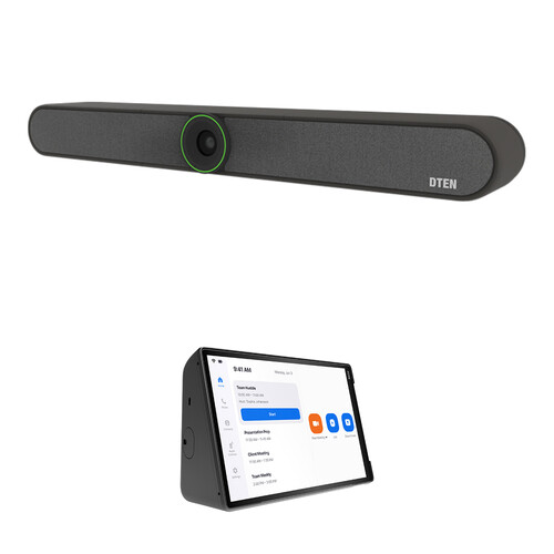 DTEN Small Room Kit with Bar All-in-One Video Soundbar and Mate Dock Wi-Fi