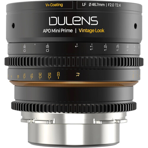 Dulens APO Mini Prime 43mm T2.4 Lens (Canon EF Black)