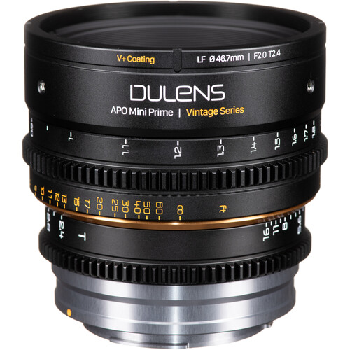 Dulens APO Mini Prime 85mm T2.4 Lens (Canon EF Black)
