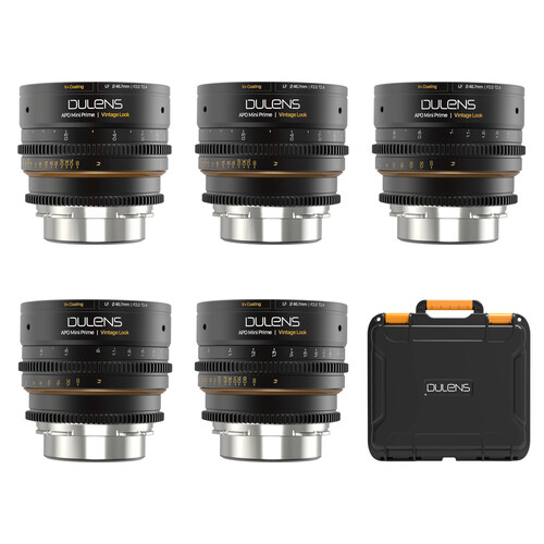 Dulens APO Mini Prime T2.4/T2.6 5-Lens Kit (ARRI PL)