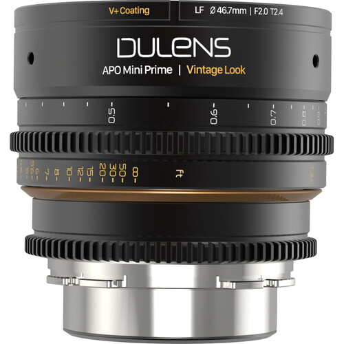 Dulens APO Mini Prime 31mm T2.4 Lens (ARRI PL Black)