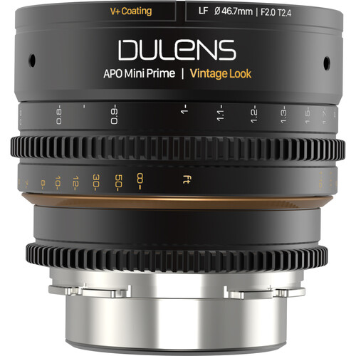 Dulens APO Mini Prime 43mm T2.4 Lens (ARRI PL Black)