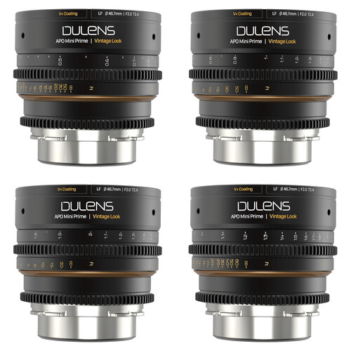 Dulens APO Mini Prime T2.4 4-Lens Kit (ARRI PL)