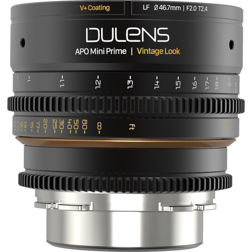 Dulens APO Mini Prime 85mm T2.4 Lens (ARRI PL Black)