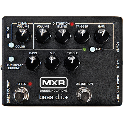 MXR M80 Bass D.I.+ Bass Guitar Pedal M80 B&H Photo Video