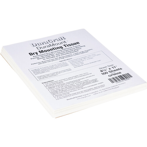 Duracraft Duramount Dry Mounting Tissue (8.5 x 11