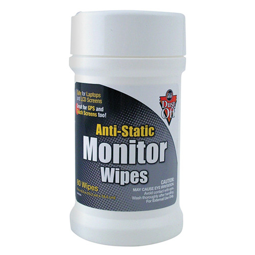 Dust-Off Anti Static Monitor Wipes (80 C