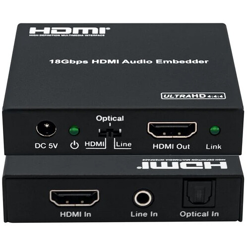DVDO 4K HDMI 2.0b Audio Embedder