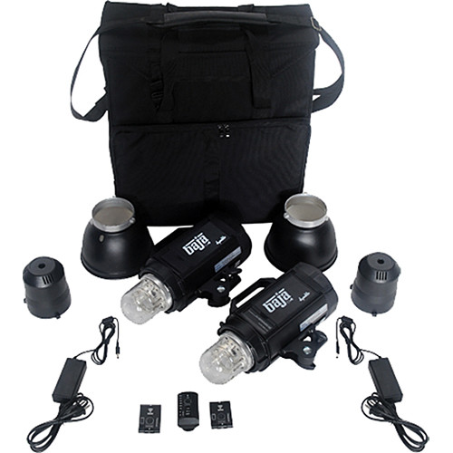 Dynalite Baja B4 Battery Powered 2Monolight Kit BK42200B B&H