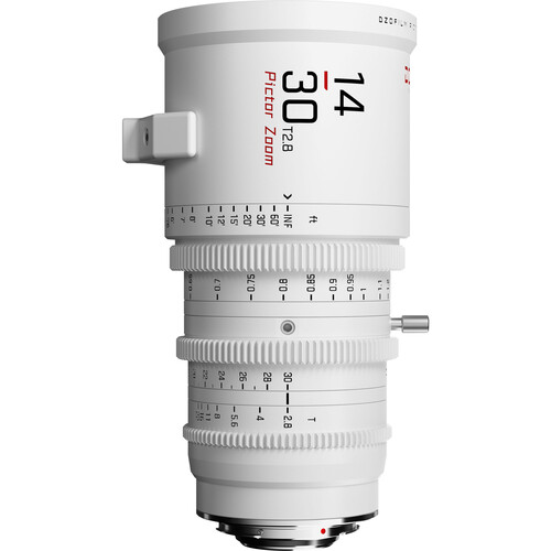 DZOFilm Pictor 14-30mm T2.8 Super35 Parfocal Zoom Lens (PL and EF Mounts White)