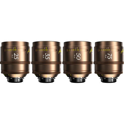 DZOFilm Arles Lustre T1.6 FF/VV Cinema Prime 4-Lens Kit (ARRI PL)