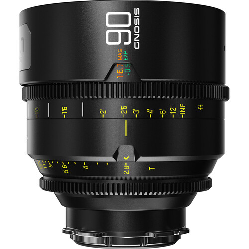 DZOFilm 90mm T2.8 Gnosis Macro Prime Lens (LPL with PL & EF Mounts Feet)