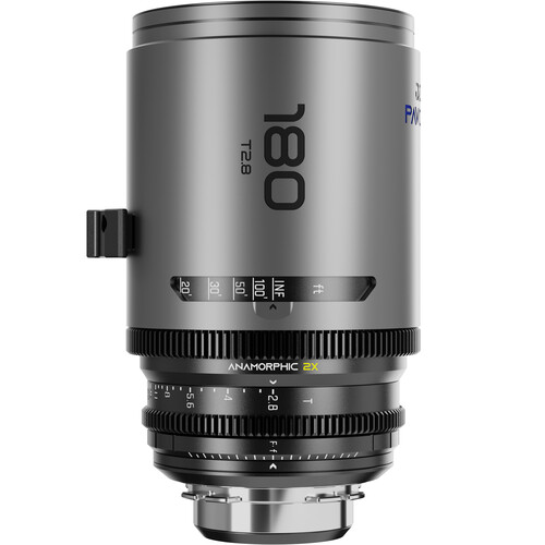 DZOFilm PAVO 180mm T2.8 2x Anamorphic Prime Lens (Blue Flares PL/EF Mount Feet)