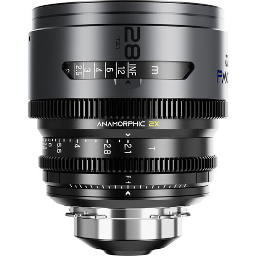 DZOFilm PAVO 28mm T2.1 2x Anamorphic Prime Lens (Blue Coating PL/EF Mount Feet)