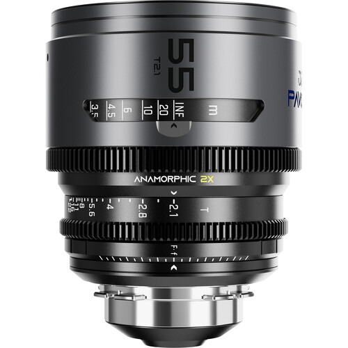 DZOFilm PAVO 55mm T2.1 2x Anamorphic Prime Lens (Blue Coating PL/EF Mount Feet)