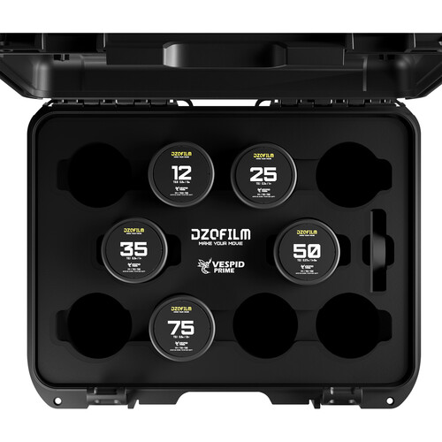DZOFilm VESPID Prime 5-Lens Kit (ARRI PL & Canon EF)