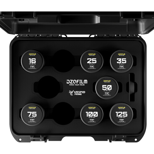DZOFilm VESPID Prime 7-Lens Kit (PL & EF Mounts)