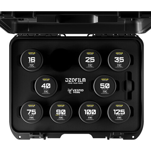 DZOFilm VESPID Prime 9-Lens Kit (PL and EF Mounts)